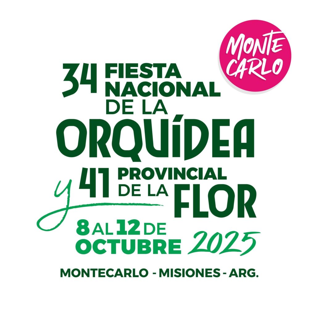 Preparativos, flores y voces que dan vida a la Fiesta Nacional de la Orquídea y Provincial de la Flor fiesta de la orquidea