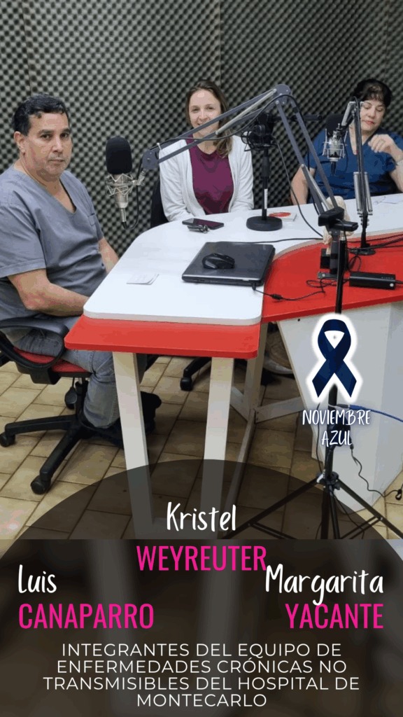 Montecarlo: el equipo de Enfermedades Crónicas del Hospital habla sobre diabetes, salud del hombre y nuevos avances en tratamientos copia de copia de copia de entrevistas radio (2)