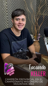 Orgullo de Montecarlo: Facundo Keller, campeón provincial de mountain bike entrevista radio octubre (55)