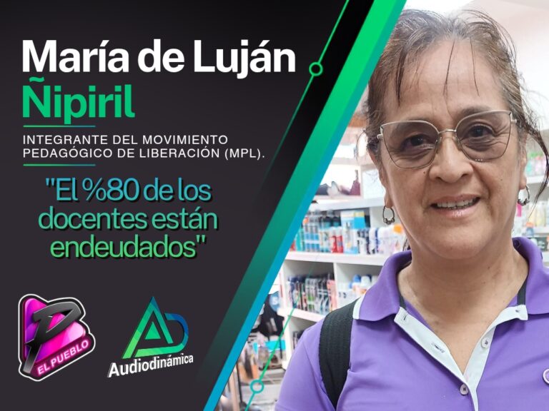 «El 80% de los docentes están endeudados»