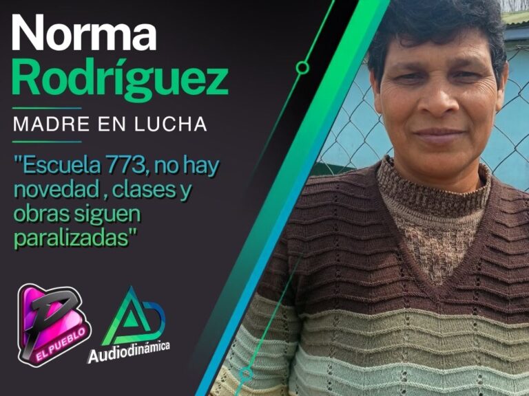«Escuela 773, no hay novedad , clases y obras siguen paralizadas»
