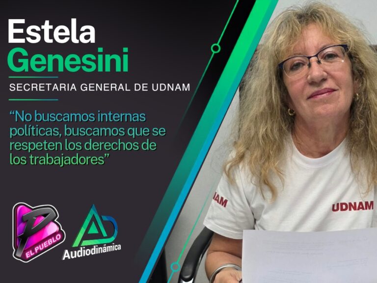 “No buscamos internas políticas, buscamos que se respeten los derechos de los trabajadores”