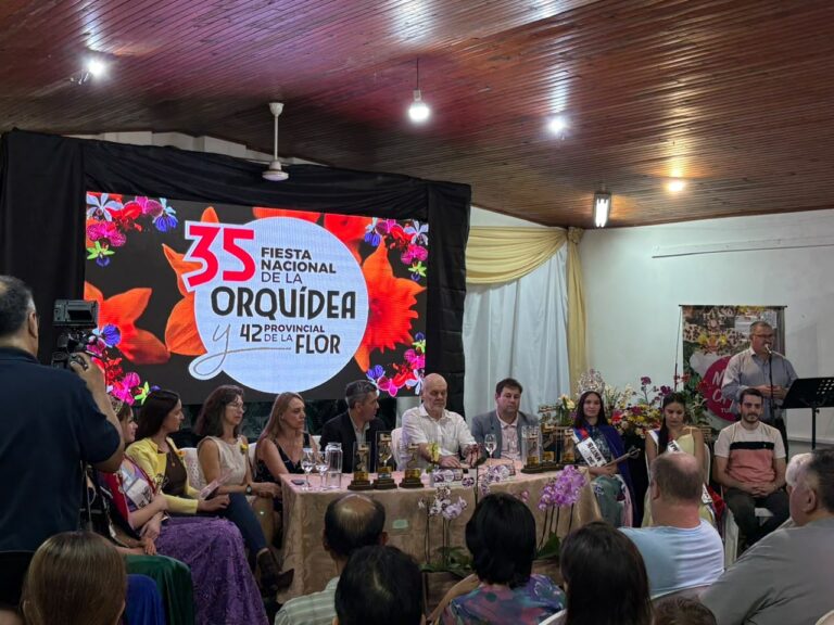 Montecarlo presentó oficialmente la 35° Fiesta Nacional de la Orquídea y 42° Fiesta Provincial de la Flor