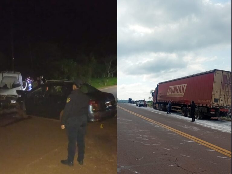 Hurto, un camión que desbordó parte de su carga y un siniestro vial fueron registrados durante el fin de semana