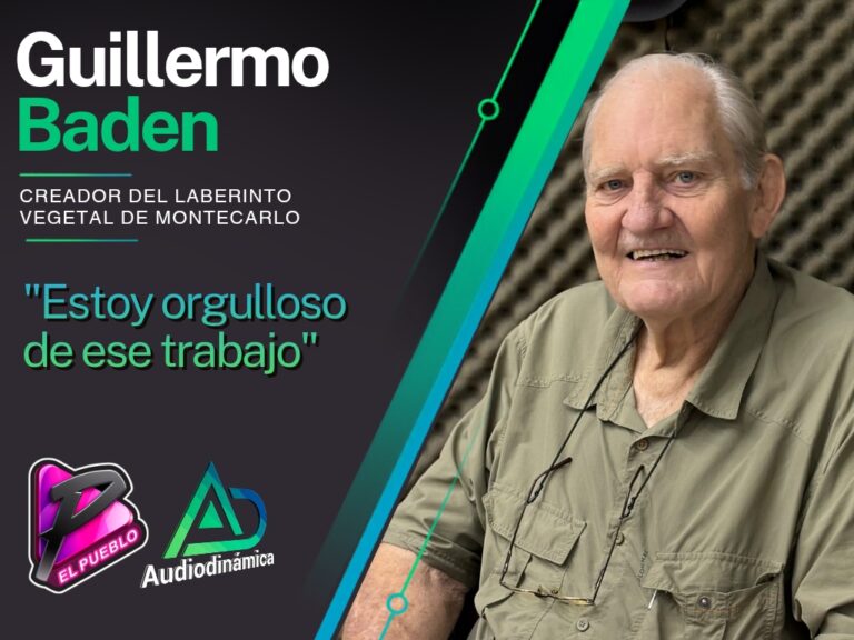 “Me siento orgulloso de ese trabajo”: Guillermo «Willy» Baden recordó la historia y la creación del laberinto vegetal de Montecarlo